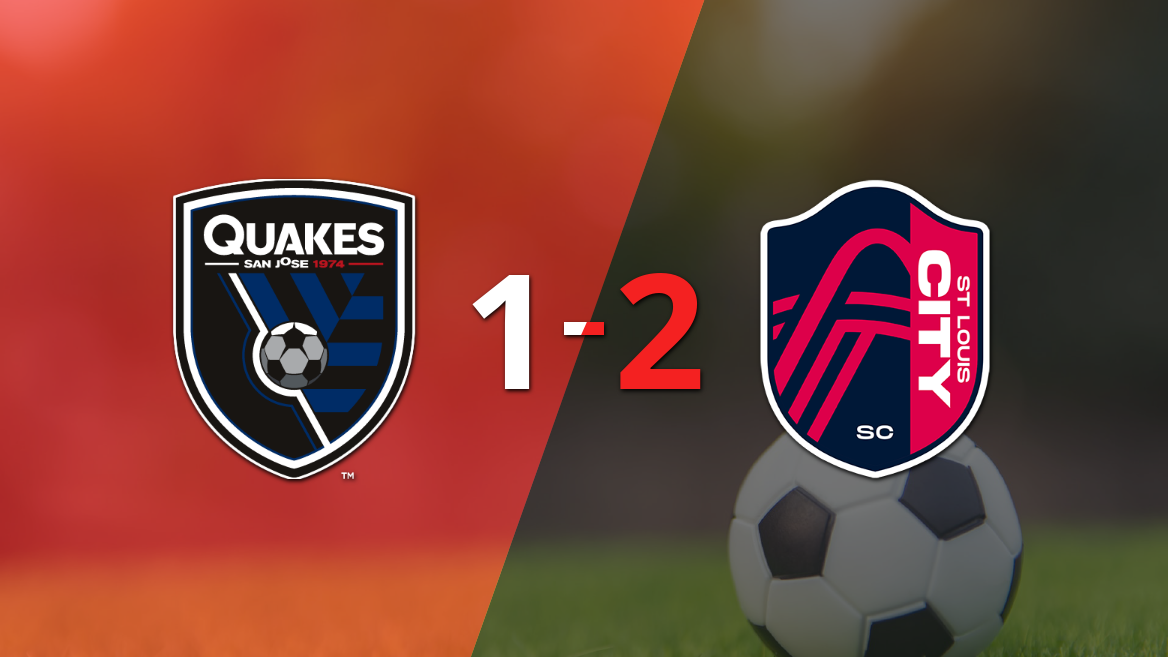 San José Earthquakes sufrió una amarga derrota ante St. Louis City, cayendo por 2 a 1