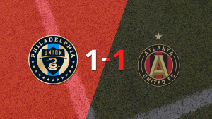 Philadelphia Union logró sacar el empate de local frente a Atlanta United