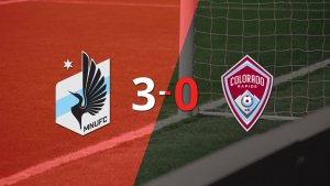 Kelvin Yeaboah anotó un doblete en la goleada 3-0 de Minnesota United a Colorado Rapids