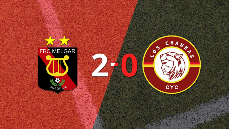 Melgar celebró una victoria 2-0 sobre Los Chankas