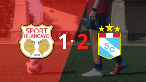 Sporting Cristal se lo dio vuelta a Sport Huancayo y le ganó 2 a 1