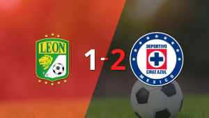 Cruz Azul le dio vuelta el partido a León con un 2-1