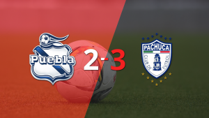 Emiliano Gómez anotó dos goles, pero Puebla no pudo evitar la derrota frente a Pachuca