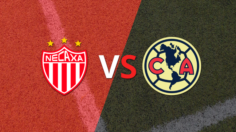 Necaxa vs Club América se van al descanso con un marcador 1-0