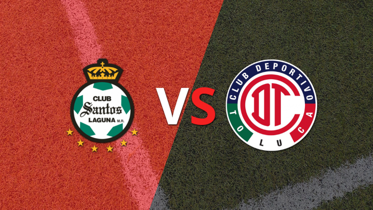 Inicia el partido entre Santos Laguna y Toluca FC