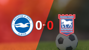 Brighton and Hove e Ipswich Town no se sacaron ventaja y terminaron sin goles