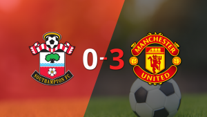 Southampton no pudo contener la fuerza de Manchester United y cayó derrotado por 3 a 0