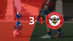 Tottenham se lo dio vuelta a Brentford y le ganó 3 a 1