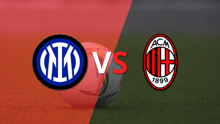 Inter y Milan buscan el gol que desempate el encuentro en el segundo tiempo