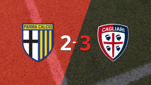 ¡Partidazo! Cagliari le ganó 3-2 a Parma con un gol agónico