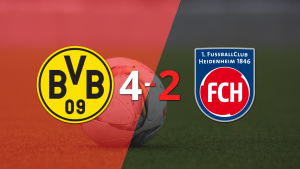 Karim Adeyemi marca un doblete en la victoria 4-2 de Borussia Dortmund ante Heidenheim