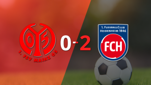 Heidenheim no da tregua y gana por 2 a 0 sobre Mainz