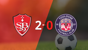 Toulouse cayó derrotada ante Stade Brestois por 2-0