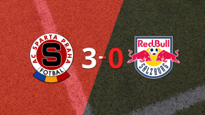 Sparta Praga sentenció con goleada 3-0 a Red Bull Salzburgo