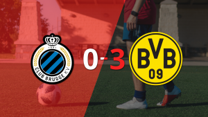 Jamie Bynoe-Gittens impulsó la victoria de Borussia Dortmund frente a Club Brugge con dos goles