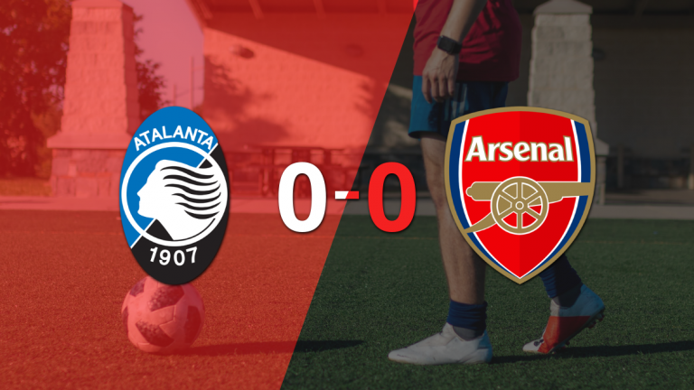 Atalanta y Arsenal empataron sin goles