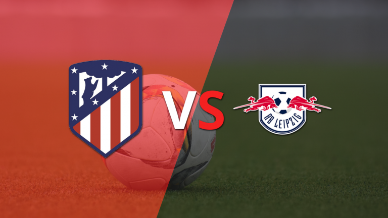 Comienza el segundo tiempo del empate entre Atlético de Madrid y RB Leipzig