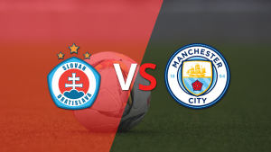 Manchester City goleó a Slovan Bratislava con un contundente 4 a 0