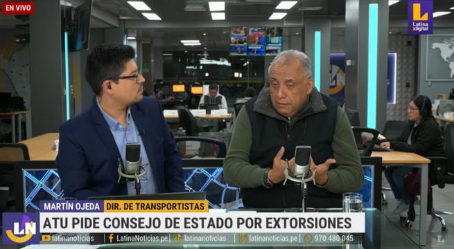 Martín Ojeda sobre extorsiones a empresas de transporte: “Queremos resultados para que los usuarios se sientan garantizados”