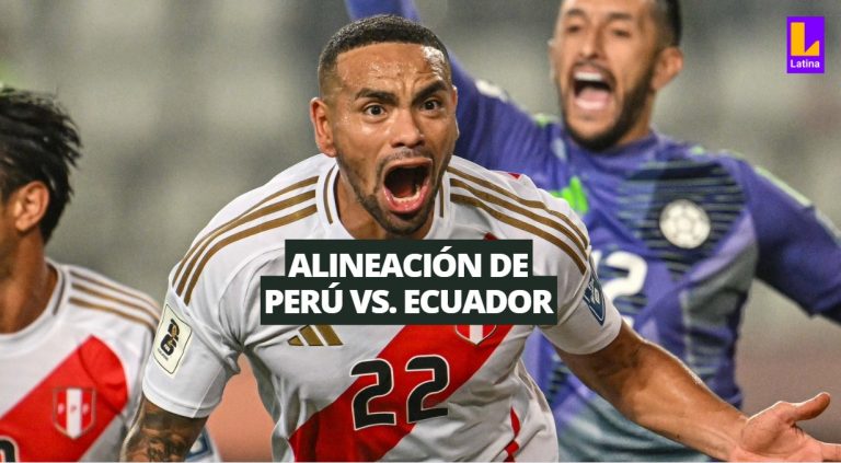 ¿Hay cambios? Probable alineación de Perú vs. Ecuador HOY