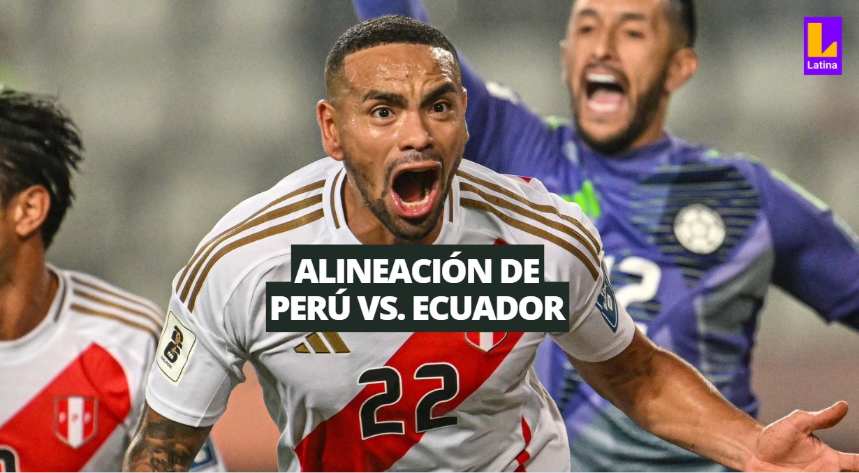 Con un cambio: la alineación de Perú vs. Ecuador por Eliminatorias 2026