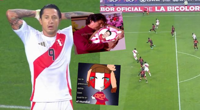 Los memes que dejó el gol anulado de Gianluca Lapadula [FOTOS]