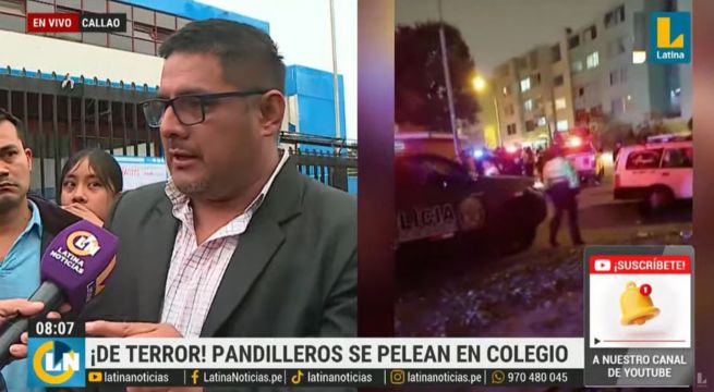 Escolares y pandilleros se enfrentaron en interior de colegio en el Callao: se reportaron disparos