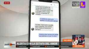 Engañan a personas con amor verdadero y les roban más de un millón de soles