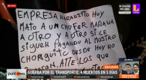 Guerra por control de cobro de cupos en Lima Norte deja 4 muertos en 5 días