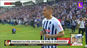 Asi fue la presentación oficial de Paolo Guerrero en Alianza Lima | VIDEO