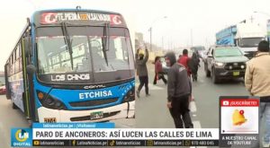 Segundo día de paro: caos, llantas pinchadas, alza de pasajes y más detalles de la protesta en la Panamericana Norte