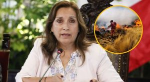 Dina Boluarte asegura que «no se otorgará títulos de propiedad en zona de incendios»