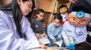 Hospital Alberto Sabogal: inauguran módulo de lectura para menores