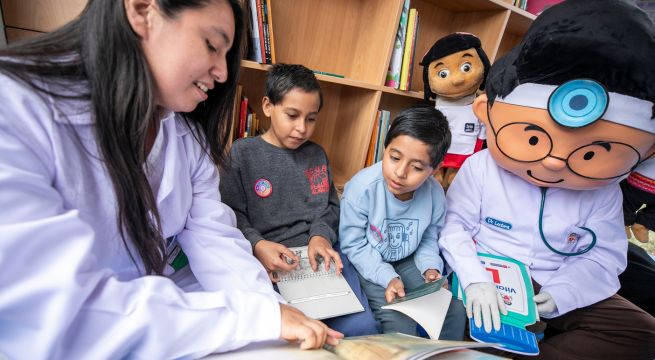 Hospital Alberto Sabogal: inauguran módulo de lectura para menores