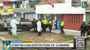 La Marina: sicarios asesinan a balazos a joven a plena luz del día