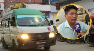 Chofer devuelve mochila con S/54 mil a agricultor que lo olvidó en su combi