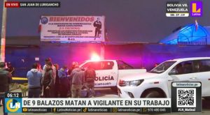 SJL: vigilante de mercado ‘La Cachina’ es asesinado de 9 balazos por presuntos sicarios