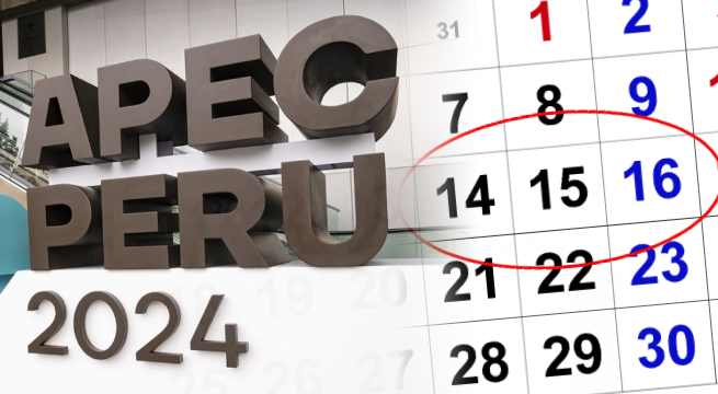 Días no laborables por APEC: ¿quiénes no trabajarán y quiénes sí tendrán que hacerlo?