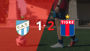 Atlético Tucumán no logró superar la firmeza de Tigre y cayó 2 a 1