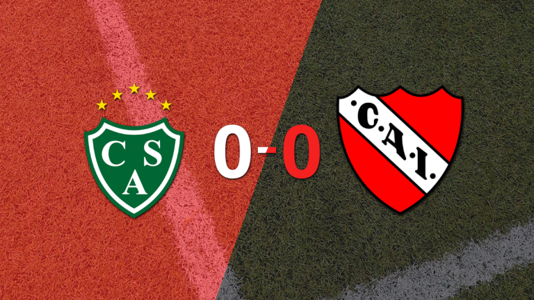 Sin goles, Sarmiento e Independiente igualaron el partido