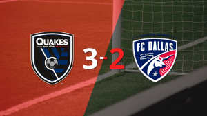 Hernán López Muñoz sentenció el triunfo de San José Earthquakes ante FC Dallas con doblete