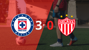 Goleada de Cruz Azul 3 a 0 sobre Necaxa