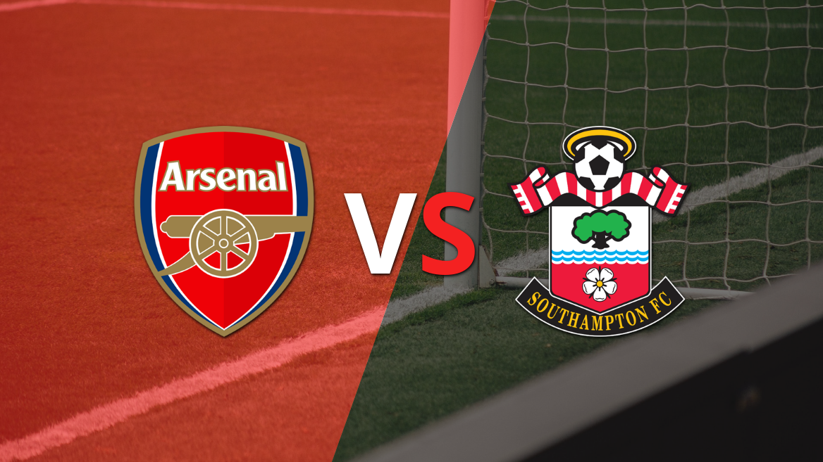 Arsenal enfrenta a Southampton para subirse a la cima