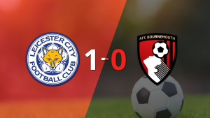 Leicester City derrotó 1-0 a Bournemouth