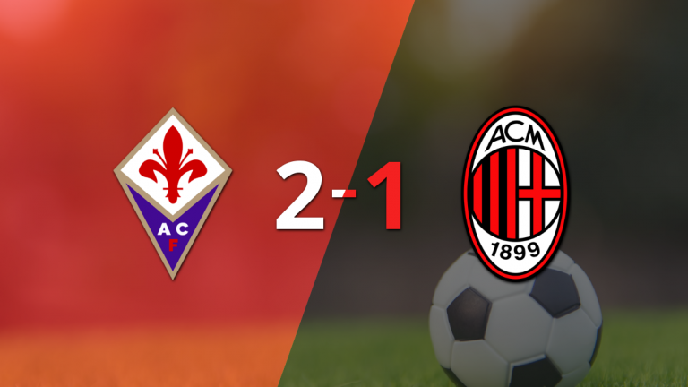 Fiorentina obtiene una victoria 2-1 contra Milan