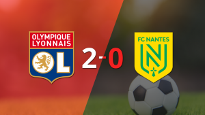 Nantes cayó derrotada ante Olympique Lyon por 2-0