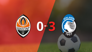 Atalanta no tuvo piedad y goleó 3 a 0 a Shakhtar Donetsk