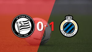 A Club Brugge no le sobró nada, pero venció a Sturm Graz por 1 a 0