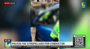 Policía es atropellado en plena intervención: conductor ebrio lo estrelló dejándolo herido