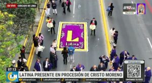 Sigue la procesión del Señor de los Milagros EN VIVO: Latina realizará homenaje [VIDEO]